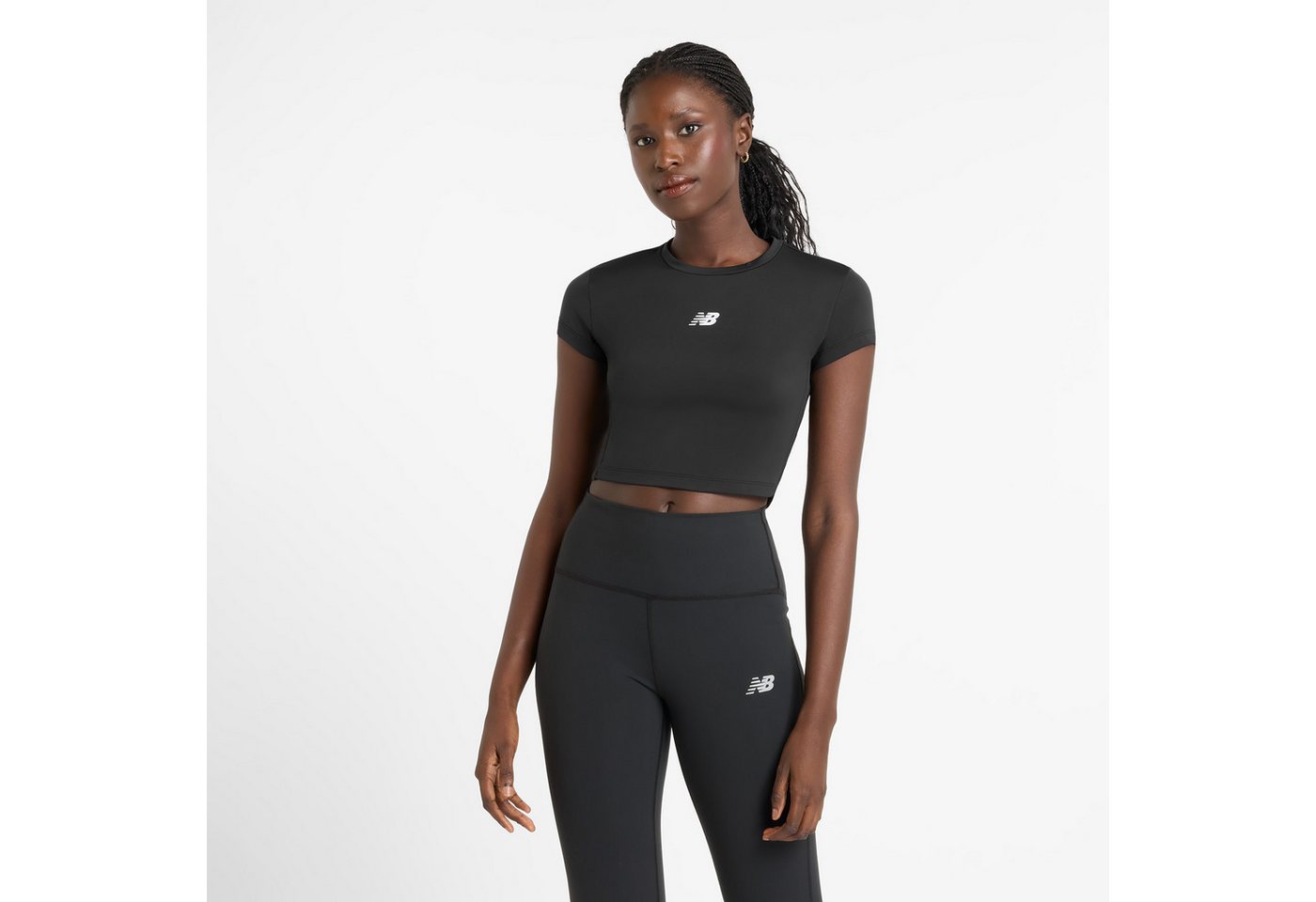 New Balance Trainingsshirt Harmony Fitted T-Shirt atmungsaktives Material, schnell trocknend, aus Polyester und Elasthan Bild 5