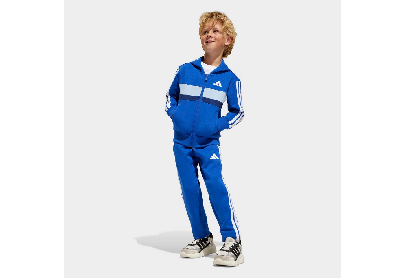 adidas Sportswear Trainingsanzug LK 3S TIB FL TS (2-tlg) Bild 3
