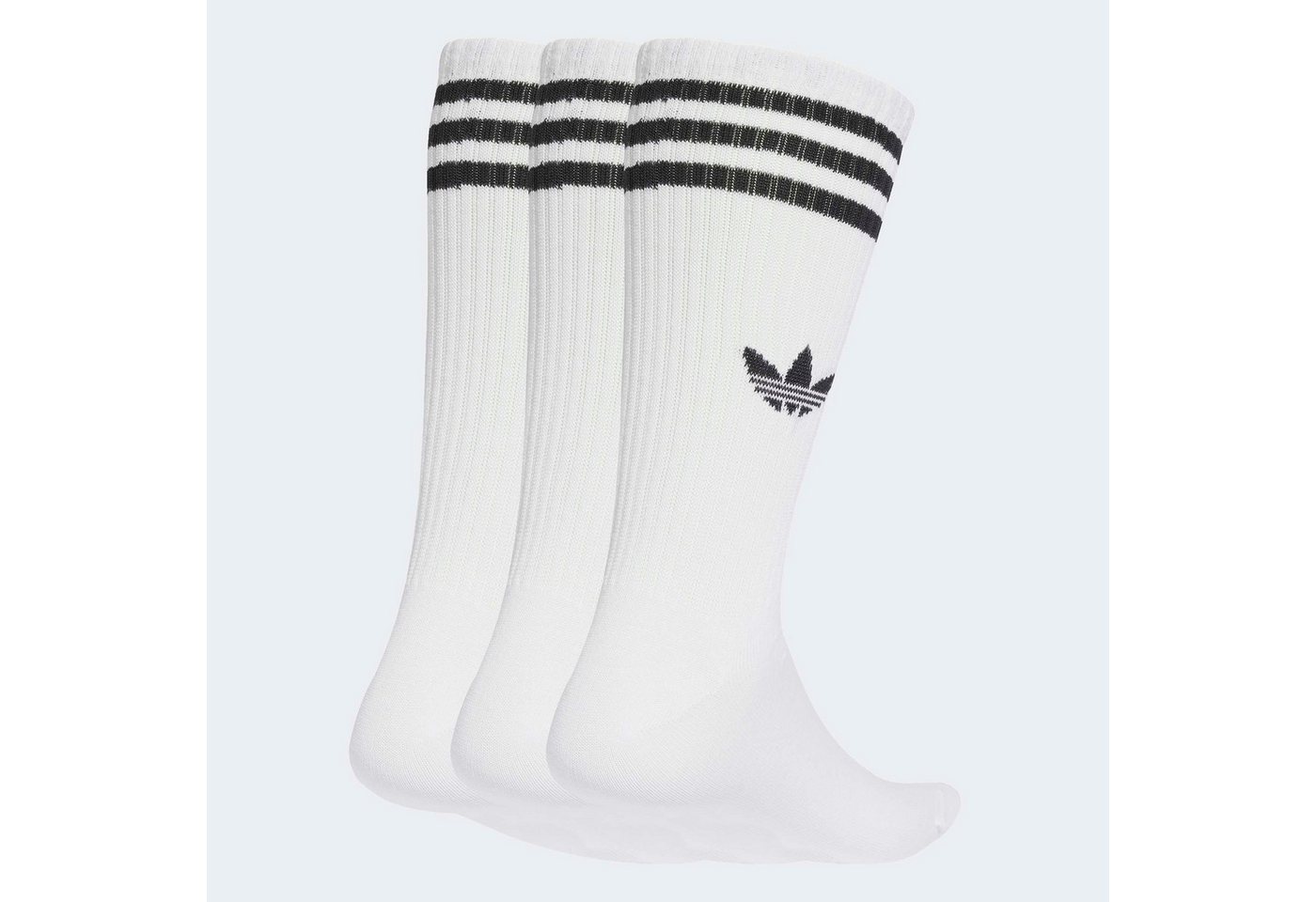 adidas Originals Sportsocken 3-STREIFEN HIGH CREW, 3 PAAR (3-Paar) wadenlange Passform, 3er-Pack, für Erwachsene Bild 4