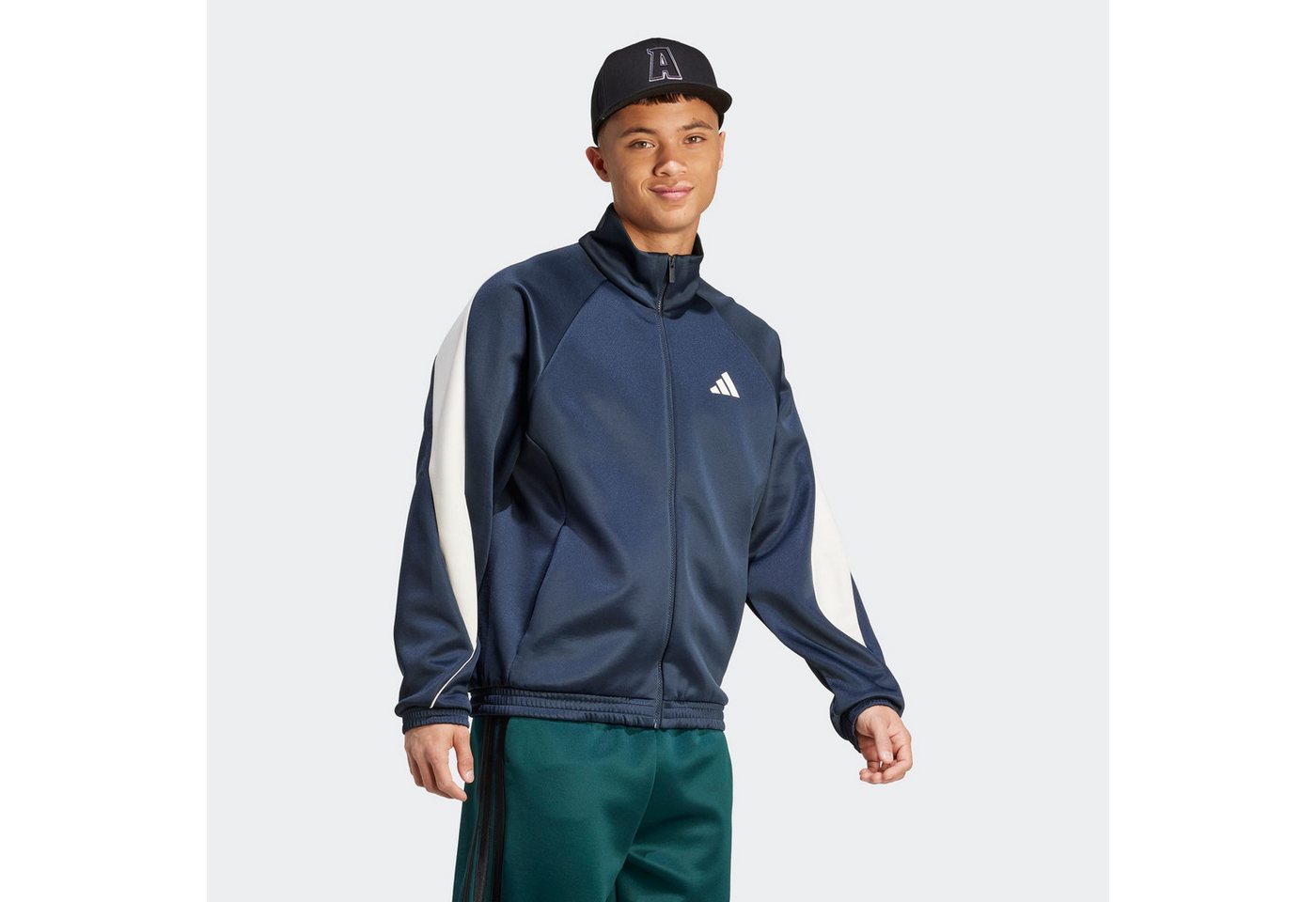 adidas Sportswear Trainingsjacke STADIUM aus Polyester und Baumwolle, mit Rollkragen, lockere Passform Bild 5