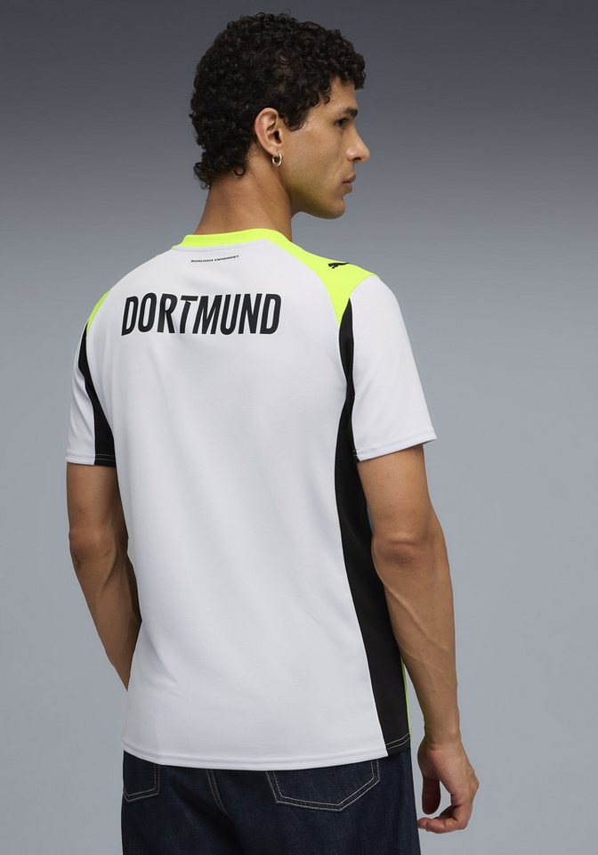 PUMA Fußballtrikot BVB AWAY JERSEY REPLICA für Fußball, Kurzarm, Rundhalsausschnitt, mit Print-Applikationen Bild 4