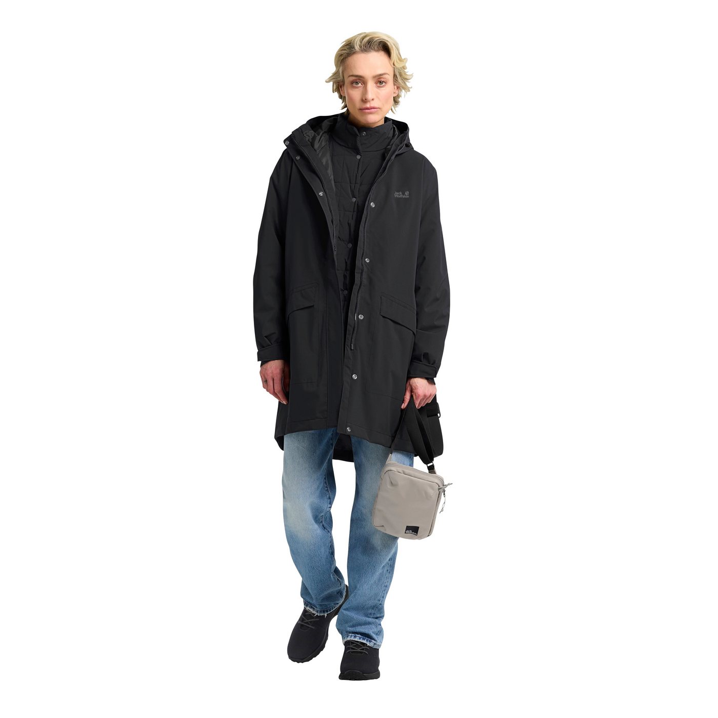 Jack Wolfskin 3-in-1-Funktionsmantel WINTERDUNE 3IN1 COAT W wasserdichte TEXAPORE-Außenjacke, mit isolierter Innenjacke, winddicht Bild 2