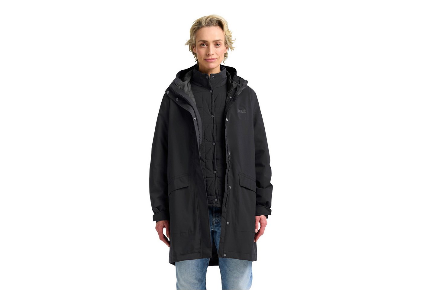 Jack Wolfskin 3-in-1-Funktionsmantel WINTERDUNE 3IN1 COAT W wasserdichte TEXAPORE-Außenjacke, mit isolierter Innenjacke, winddicht Bild 3