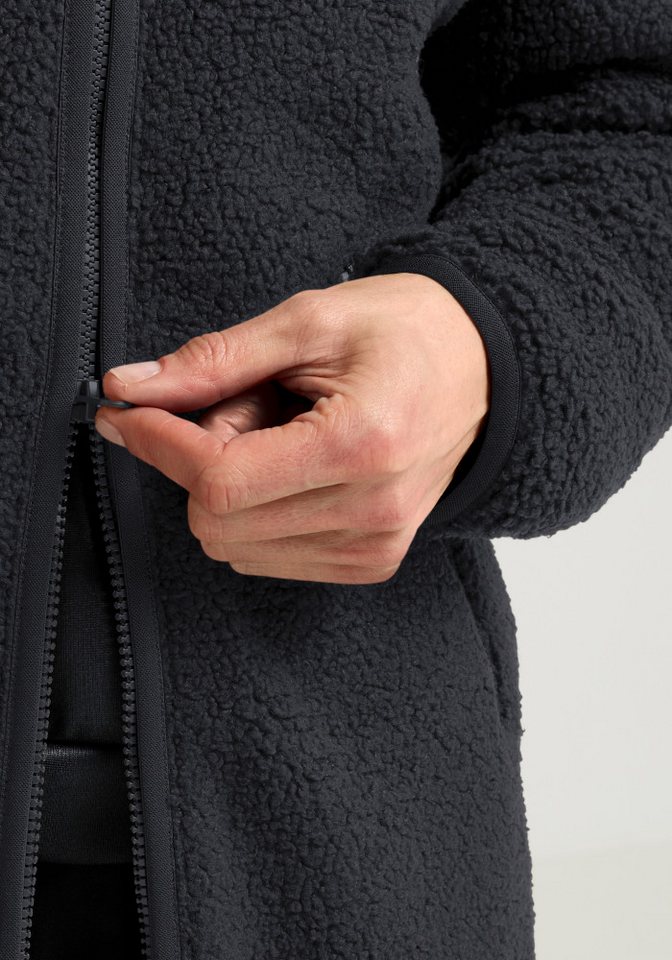 Jack Wolfskin Funktionsmantel HIGH CURL COAT W Fleecemantel, warm & winddicht Bild 4