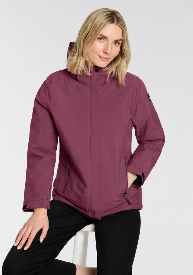 Killtec Outdoorjacke KOW 250 WMN JCKT mit individuell anpassbarer und abnehmbarer Kapuze, atmungsaktiv