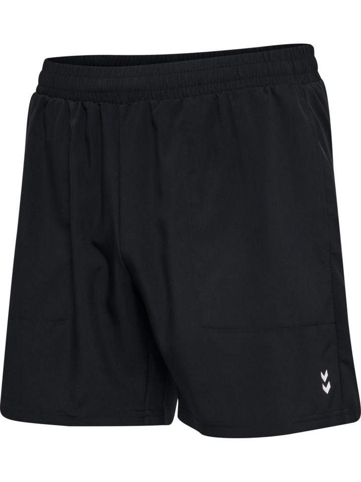 hummel Trainingsshorts HMLPULSE WORKOUT SHORTS mit elastischem Bund, reguläre Passform, gewebter Stoff