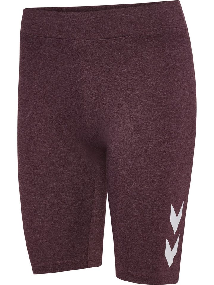 hummel Trainingstights HMLPULSE LOGO MW SHORT TIGHTS atmungsaktiv, mit Elasthan-Anteil, schnell trocknend Bild 3