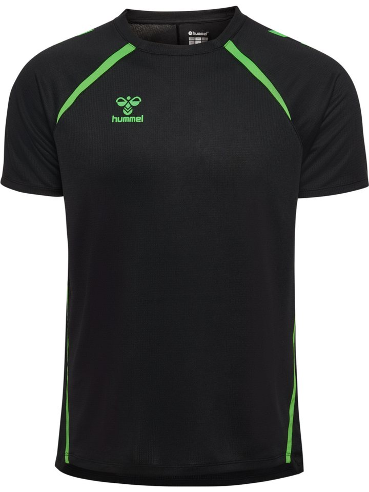 hummel Trainingsshirt HMLLEAD 2.0 JERSEY S/S mit Chevrons auf den Schultern, atmungsaktiv, schnelltrocknend Bild 2