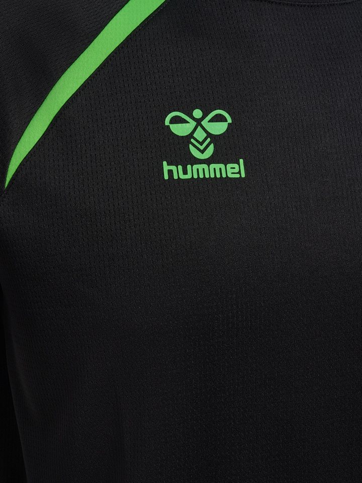hummel Trainingsshirt HMLLEAD 2.0 JERSEY S/S mit Chevrons auf den Schultern, atmungsaktiv, schnelltrocknend Bild 3