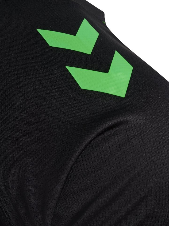hummel Trainingsshirt HMLLEAD 2.0 JERSEY S/S mit Chevrons auf den Schultern, atmungsaktiv, schnelltrocknend Bild 5