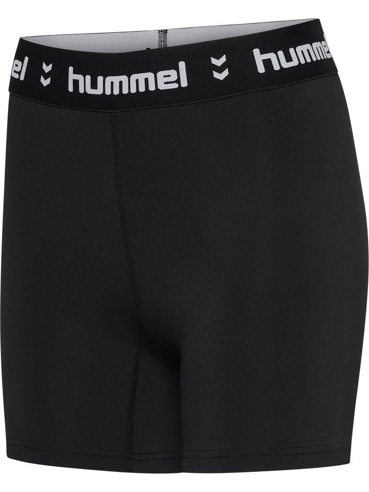 hummel Trainingstights HMLPULSE MID WAIST SHORT TIGHTS mit fluorfreien, wasserbasierten Drucken, enge Passform Bild 2