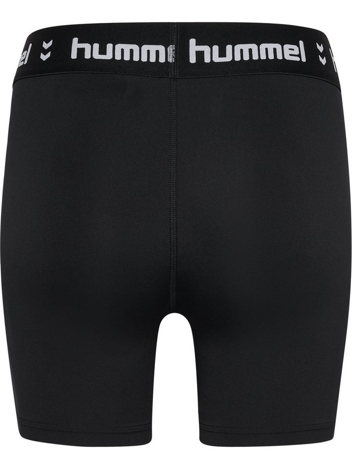 hummel Trainingstights HMLPULSE MID WAIST SHORT TIGHTS mit fluorfreien, wasserbasierten Drucken, enge Passform Bild 3