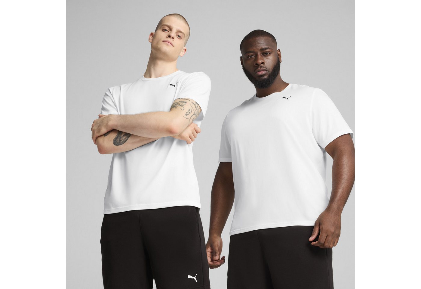 PUMA Trainingsshirt TAD ESSENTIALS Einfarbiges T-Shirt mit Cat Logo Herren Bild 4