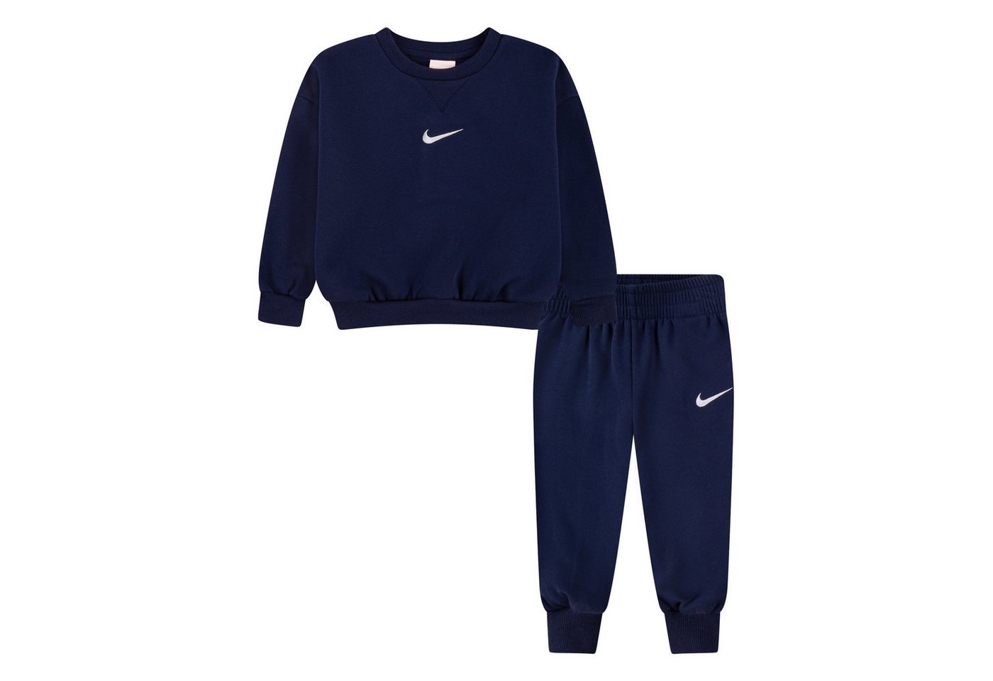 Nike Sportswear Jogginganzug NKN ESSENTIAL FLEECE CREW SET (Set, 2-tlg), zweiteiliges Set aus Sweatshirt und Jogginghose, weiches Material