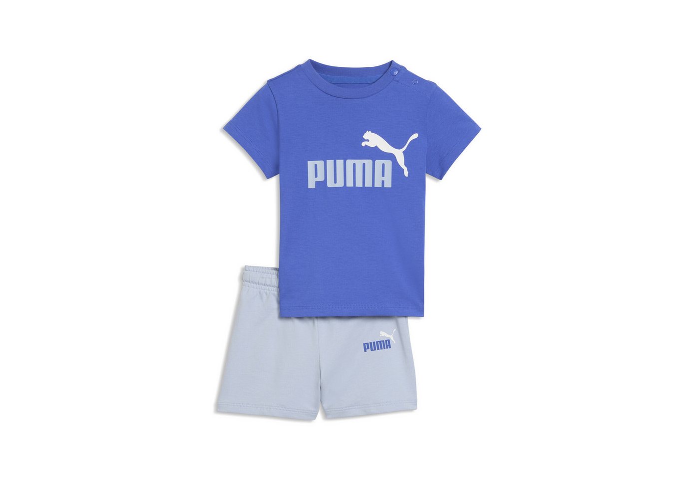 PUMA Jogginganzug Minicats Essentials T-Shirt und Shorts Set. Kinder Bild 2