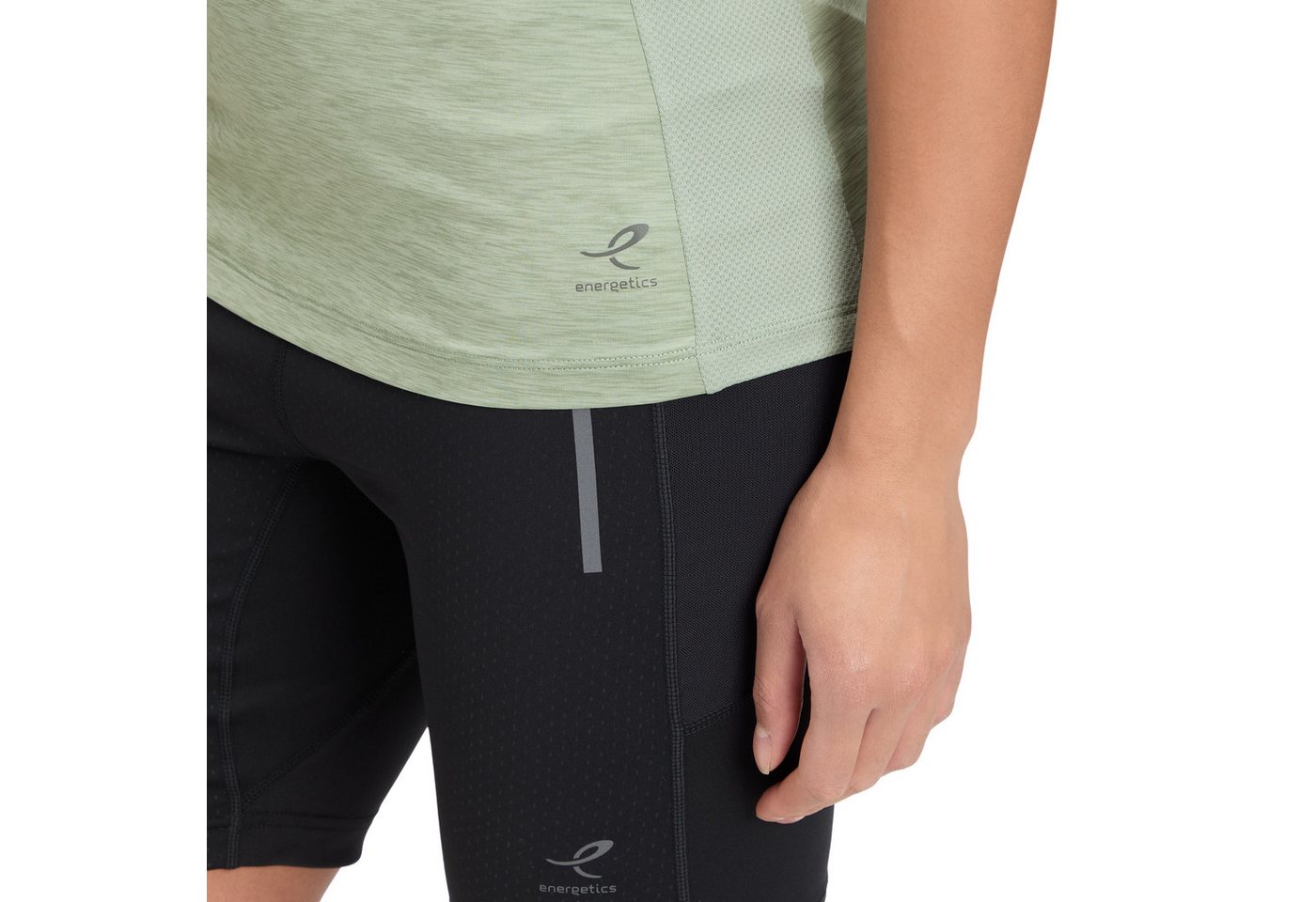 Energetics Laufshirt Da.-T-Shirt Evii SS W mit reflektierenden Details, atmungsaktiv, schnell trocknend Bild 3