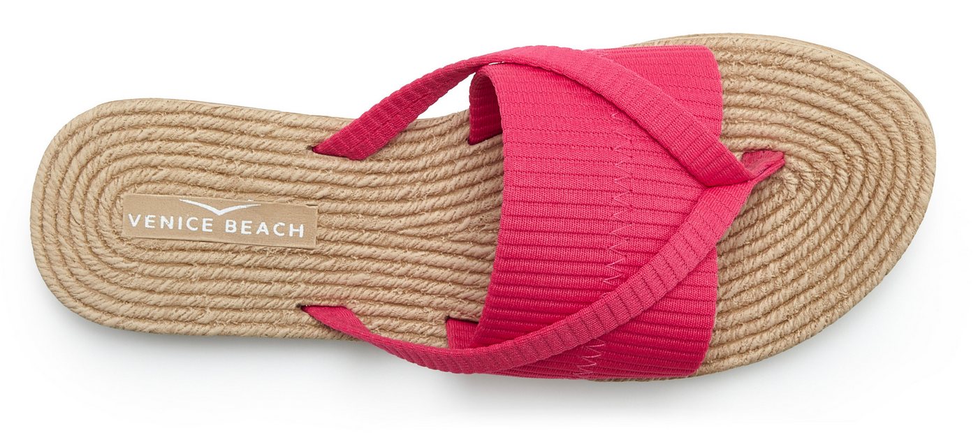 Venice Beach Badepantolette, Badelatsche, Badezehentrenner, Sandale, Mule Badeschuh NEU Pantolette, Zehentrenner mit wasserabweisender und leichter Sohle