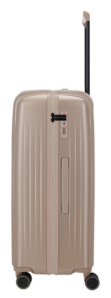 travelite Trolleyset BARBARA NOVELTY 3-teilig Hartschale, 4 Rollen, (Set, 3 tlg), Volumenerweiterung – stilvolles Reisegepäck