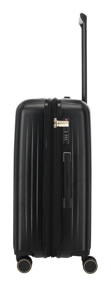 travelite Hartschalen-Trolley BARBARA NOVELTY Reisekoffer Hartschale, 4 Rollen, Volumenerweiterung – stilvolles Reisegepäck