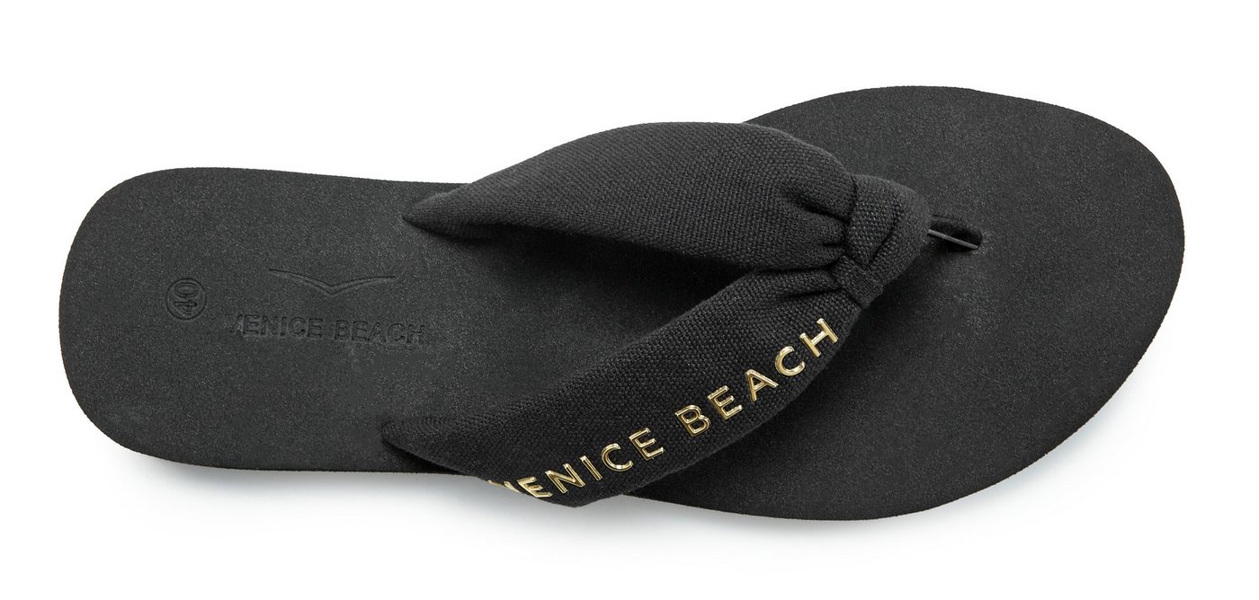 Venice Beach Badeschuhe, Badelatsche, Flip Flop, Sandale, Pantolette, Sommerschuhe Badezehentrenner NEU Zehentrenner mit wasserabweisender und leichter Sohle VEGAN Bild 2