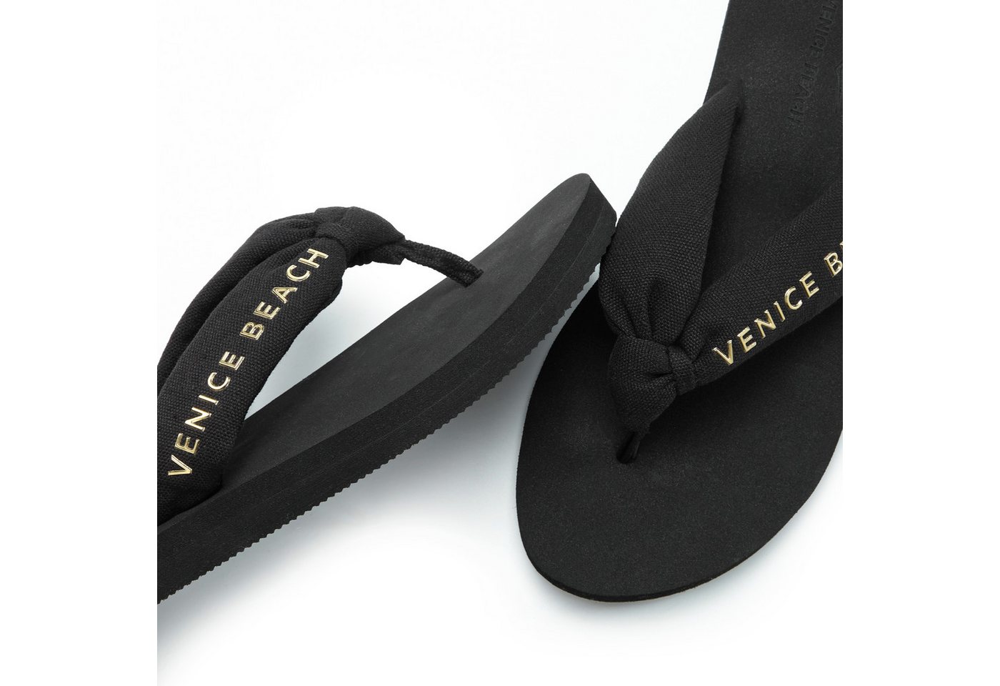 Venice Beach Badeschuhe, Badelatsche, Flip Flop, Sandale, Pantolette, Sommerschuhe Badezehentrenner NEU Zehentrenner mit wasserabweisender und leichter Sohle VEGAN Bild 3