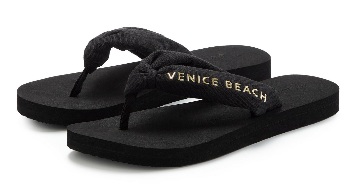 Venice Beach Badeschuhe, Badelatsche, Flip Flop, Sandale, Pantolette, Sommerschuhe Badezehentrenner NEU Zehentrenner mit wasserabweisender und leichter Sohle VEGAN Bild 4