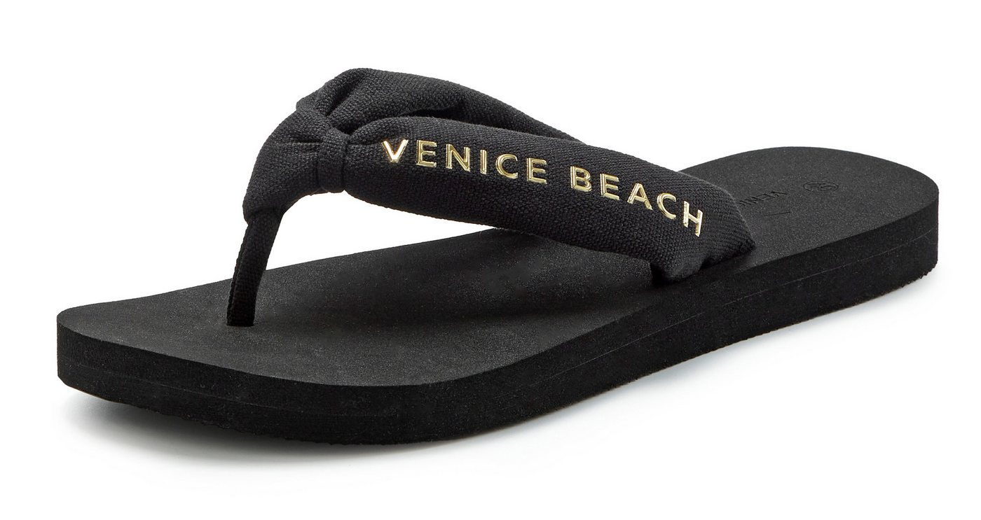 Venice Beach Badeschuhe, Badelatsche, Flip Flop, Sandale, Pantolette, Sommerschuhe Badezehentrenner NEU Zehentrenner mit wasserabweisender und leichter Sohle VEGAN Bild 5