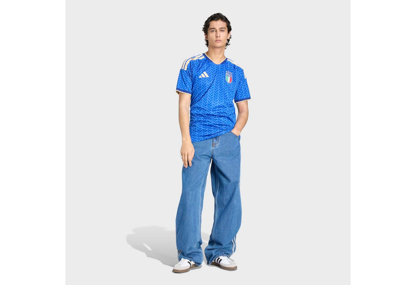 adidas Performance Fußballtrikot FIGC H JSY für Jugendliche, mit Climacool Technologie, atmungsaktiv