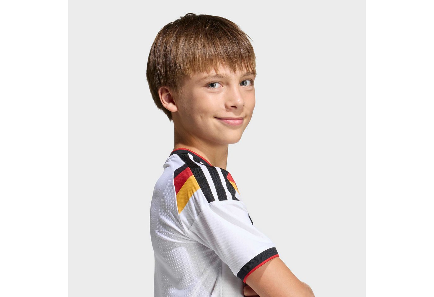 adidas Performance Fußballtrikot DFB H JSY Y für Kinder, mit Rundhalsausschnitt, ohne Verschluss Bild 3