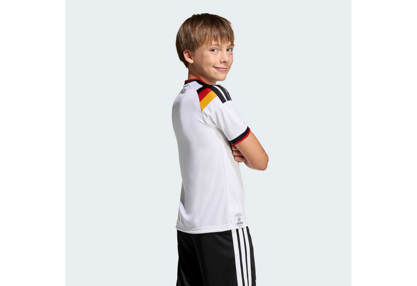 adidas Performance Fußballtrikot DFB H JSY Y für Kinder, mit Rundhalsausschnitt, ohne Verschluss Bild 5