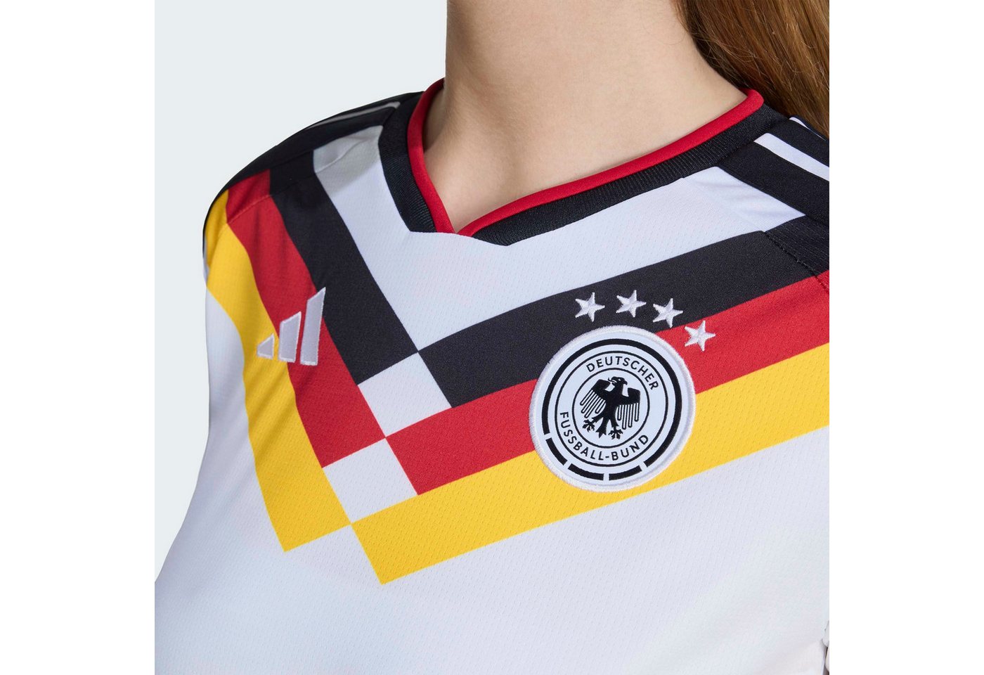 adidas Performance Fußballtrikot DFB H JSY W mit Climacool Technologie, Doppelstrick-Konstruktion Bild 2