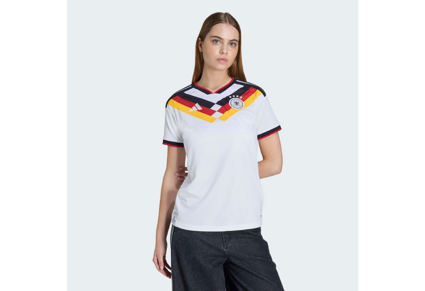 adidas Performance Fußballtrikot DFB H JSY W mit Climacool Technologie, Doppelstrick-Konstruktion Bild 3