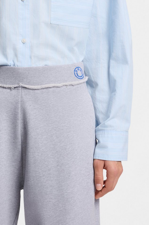 HUGO Jogger Pants Nuwaist mit Raw Cut Hem, weites Bein Bild 2