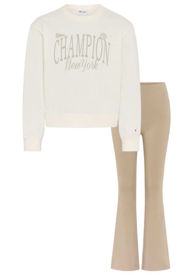 Champion Jogginganzug Flare Pants Sweatsuits Graphics (2-tlg), 2-teiliges Set, für sportliche Aktivitäten und Freizeit