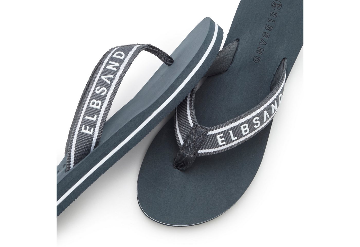 Elbsand Sandale, Badeschuh, Pantolette, Badelatsche, Flip Flop, Badeschlappe Badezehentrenner NEU Zehentrenner mit wasserabweisender und ultraleichter Sohle VEGAN