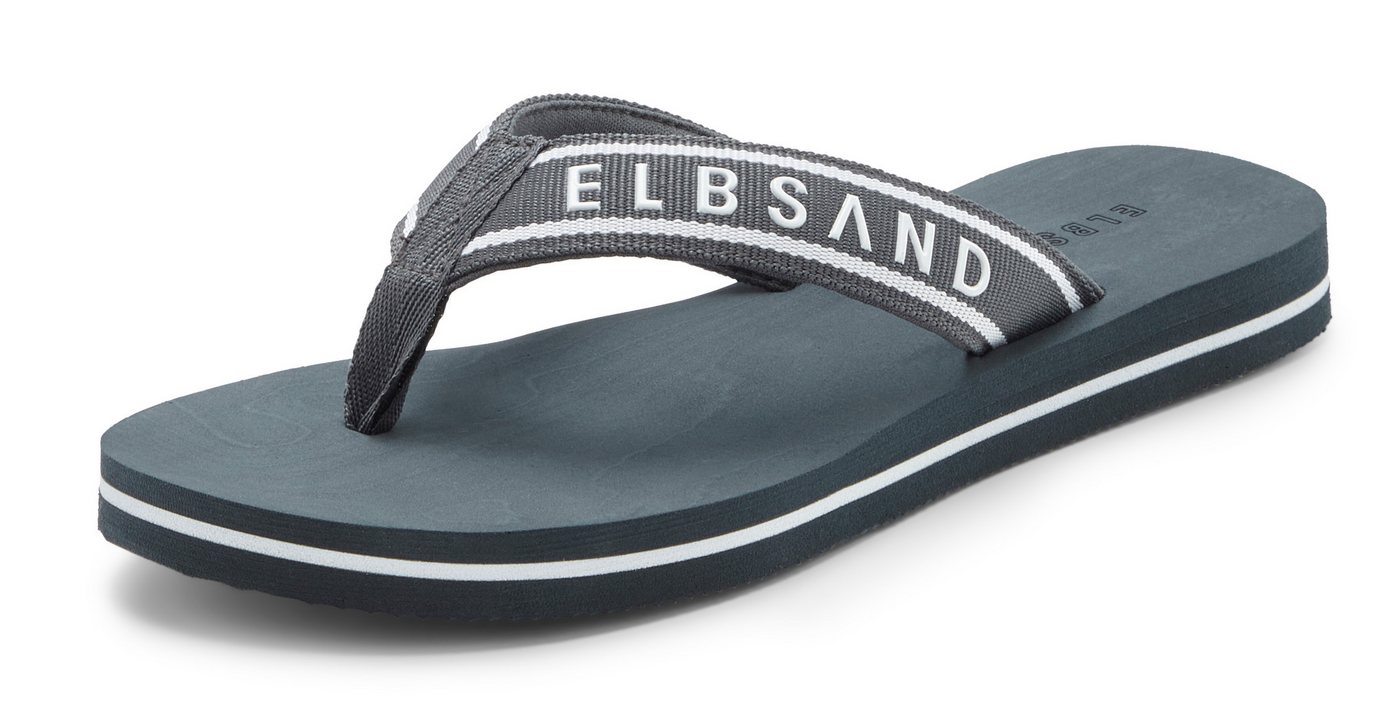 Elbsand Sandale, Badeschuh, Pantolette, Badelatsche, Flip Flop, Badeschlappe Badezehentrenner NEU Zehentrenner mit wasserabweisender und ultraleichter Sohle VEGAN Bild 2
