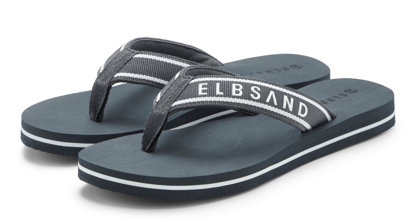 Elbsand Sandale, Badeschuh, Pantolette, Badelatsche, Flip Flop, Badeschlappe Badezehentrenner NEU Zehentrenner mit wasserabweisender und ultraleichter Sohle VEGAN Bild 3