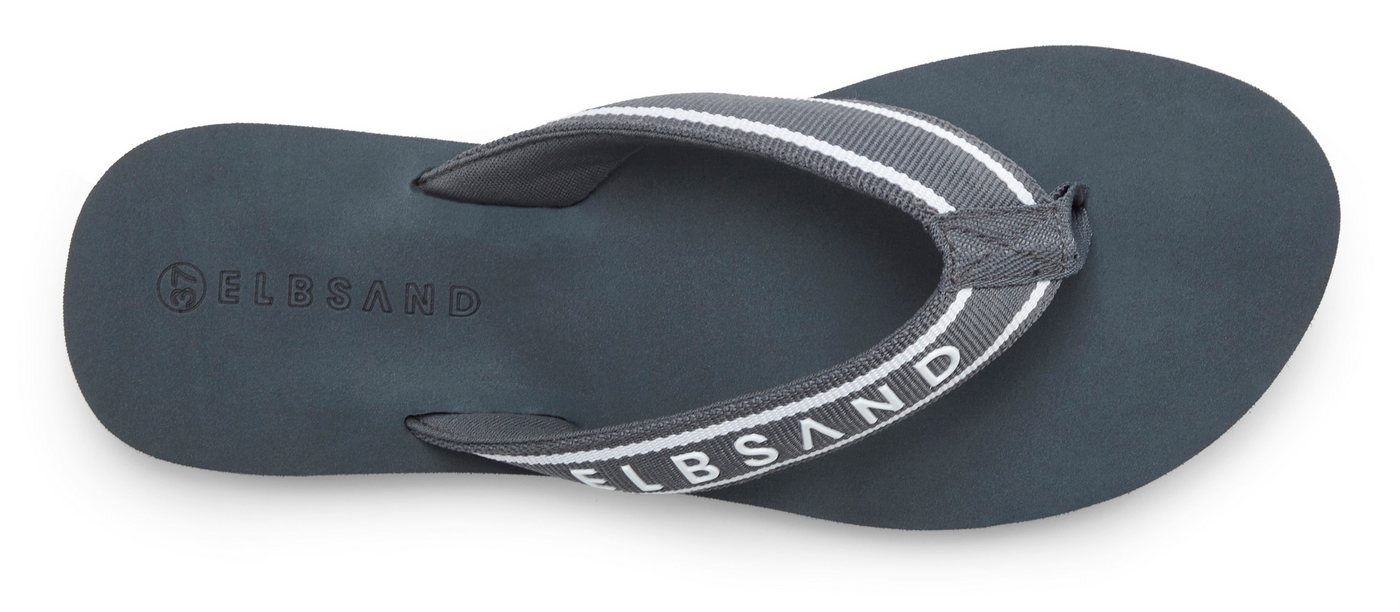 Elbsand Sandale, Badeschuh, Pantolette, Badelatsche, Flip Flop, Badeschlappe Badezehentrenner NEU Zehentrenner mit wasserabweisender und ultraleichter Sohle VEGAN Bild 4
