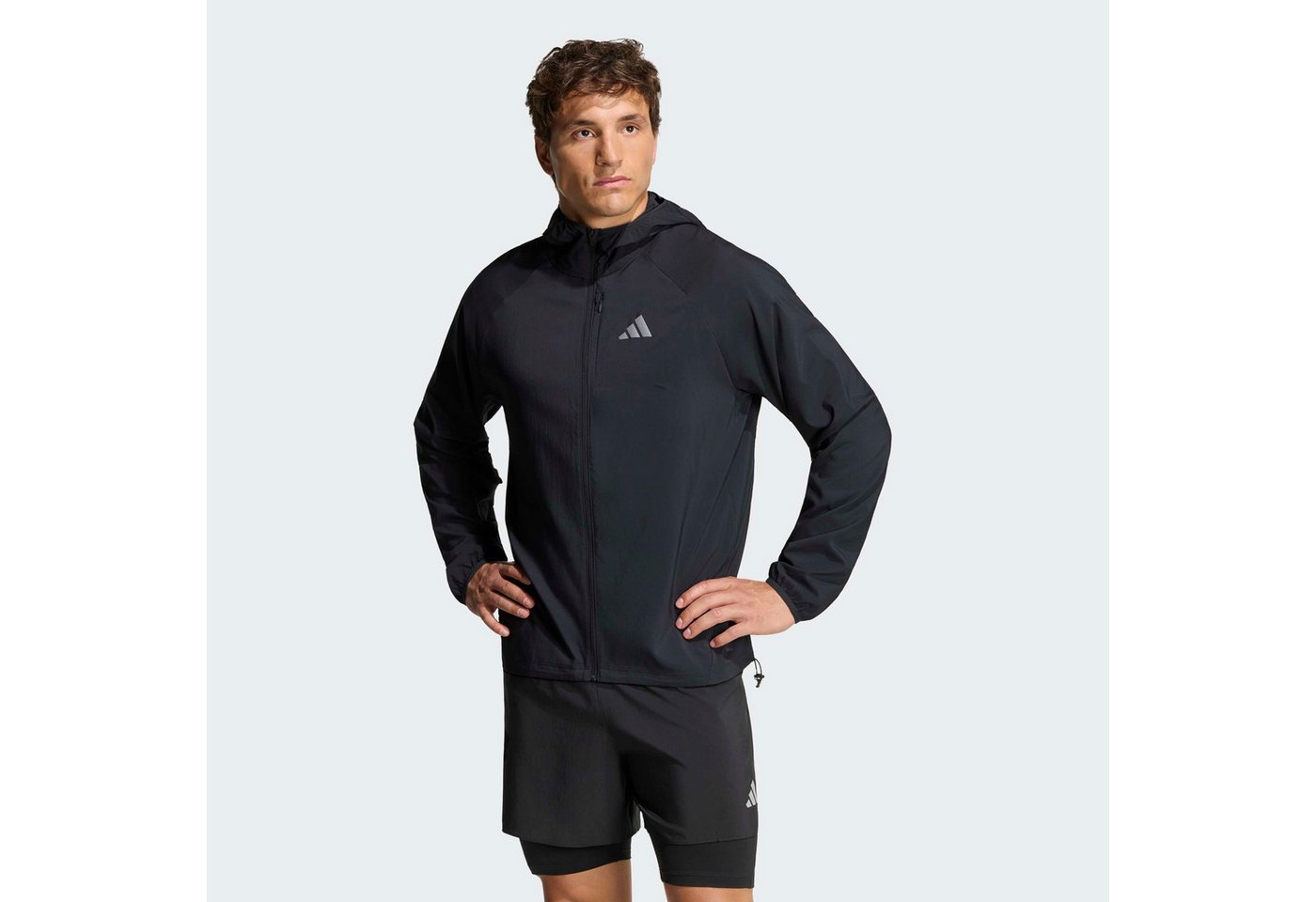 adidas Performance Laufjacke RUN ESS JKT M für Erwachsene, aus Polyester Bild 2