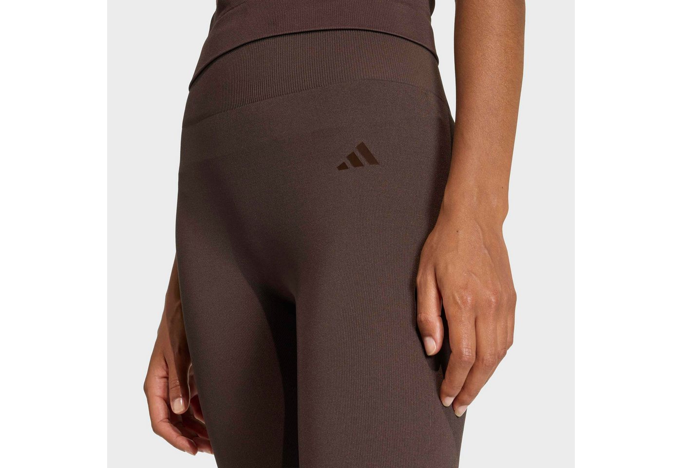 adidas Performance Trainingstights WE KNIT 1/1 L mit nahtlosem Strickmaterial, ohne Verschluss, stützende Passform