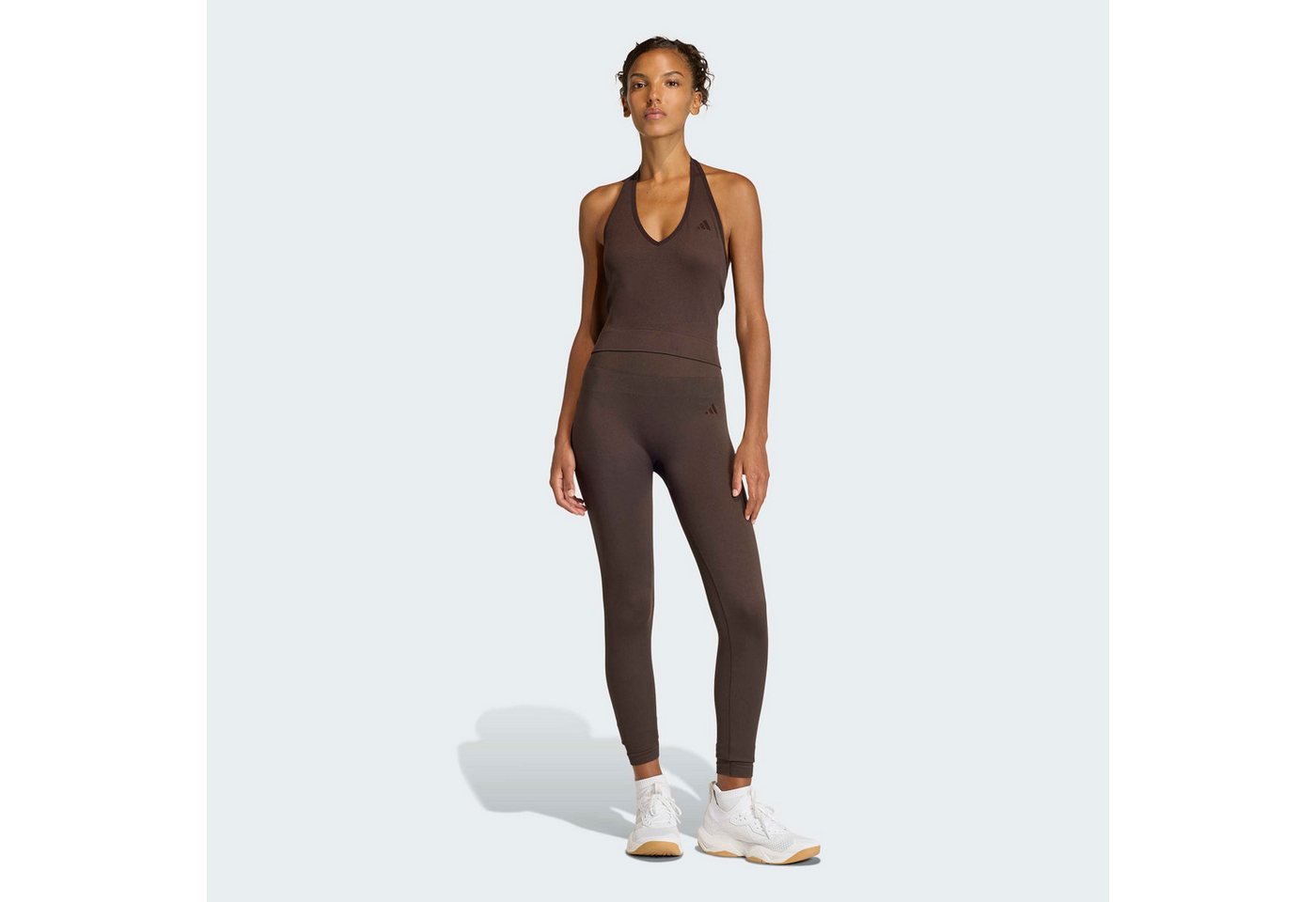 adidas Performance Trainingstights WE KNIT 1/1 L mit nahtlosem Strickmaterial, ohne Verschluss, stützende Passform Bild 2