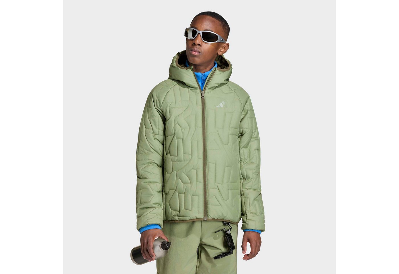 adidas TERREX Outdoorjacke KIDS XPERIOR CLIMAWARM GEFÜTTERTE für Kinder, mit durchgehendem Reißverschluss, aus Ripstop-Material Bild 2