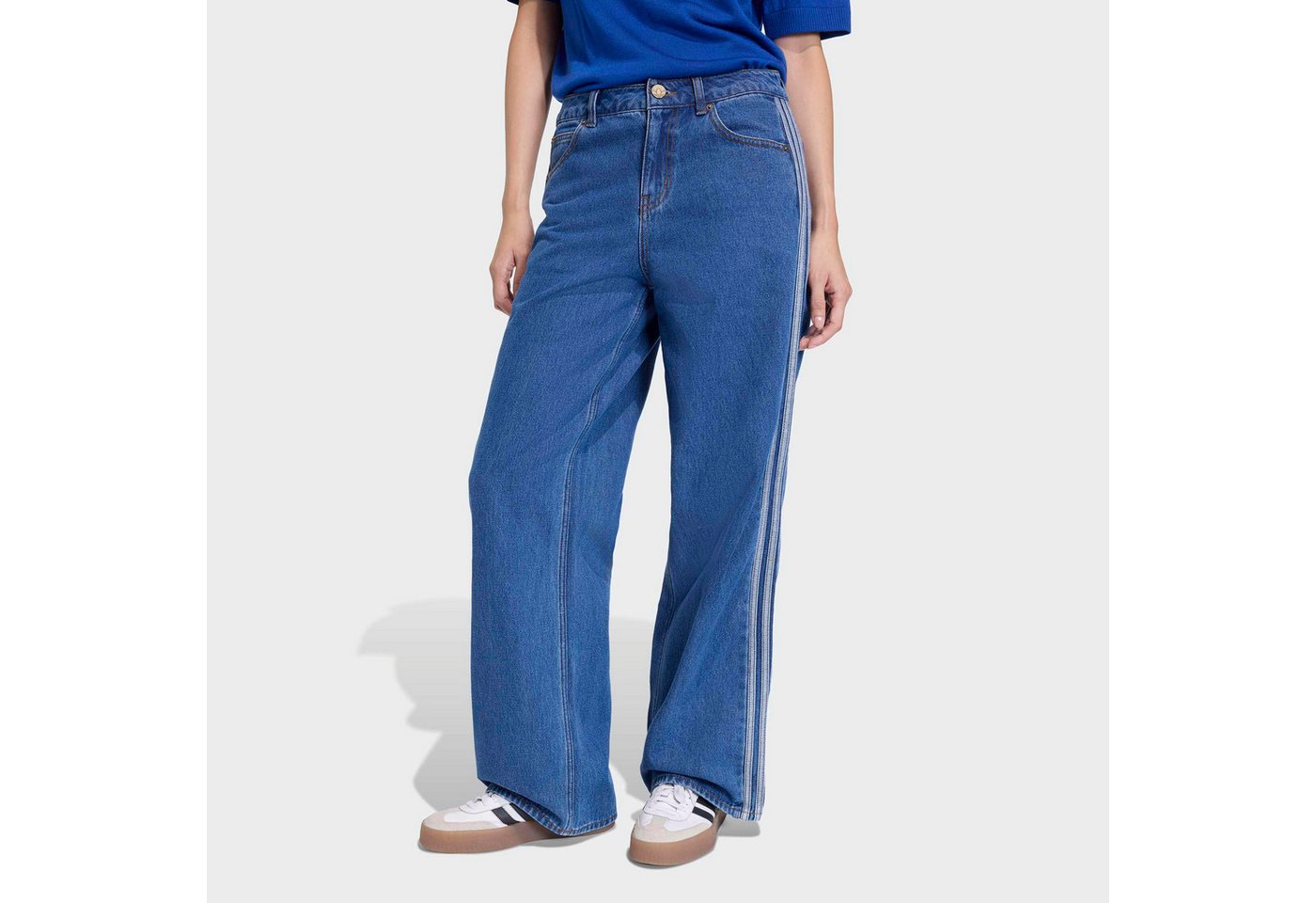 adidas Originals Sporthose FIREBIRD TP D Denim Hose, regulär geschnitten