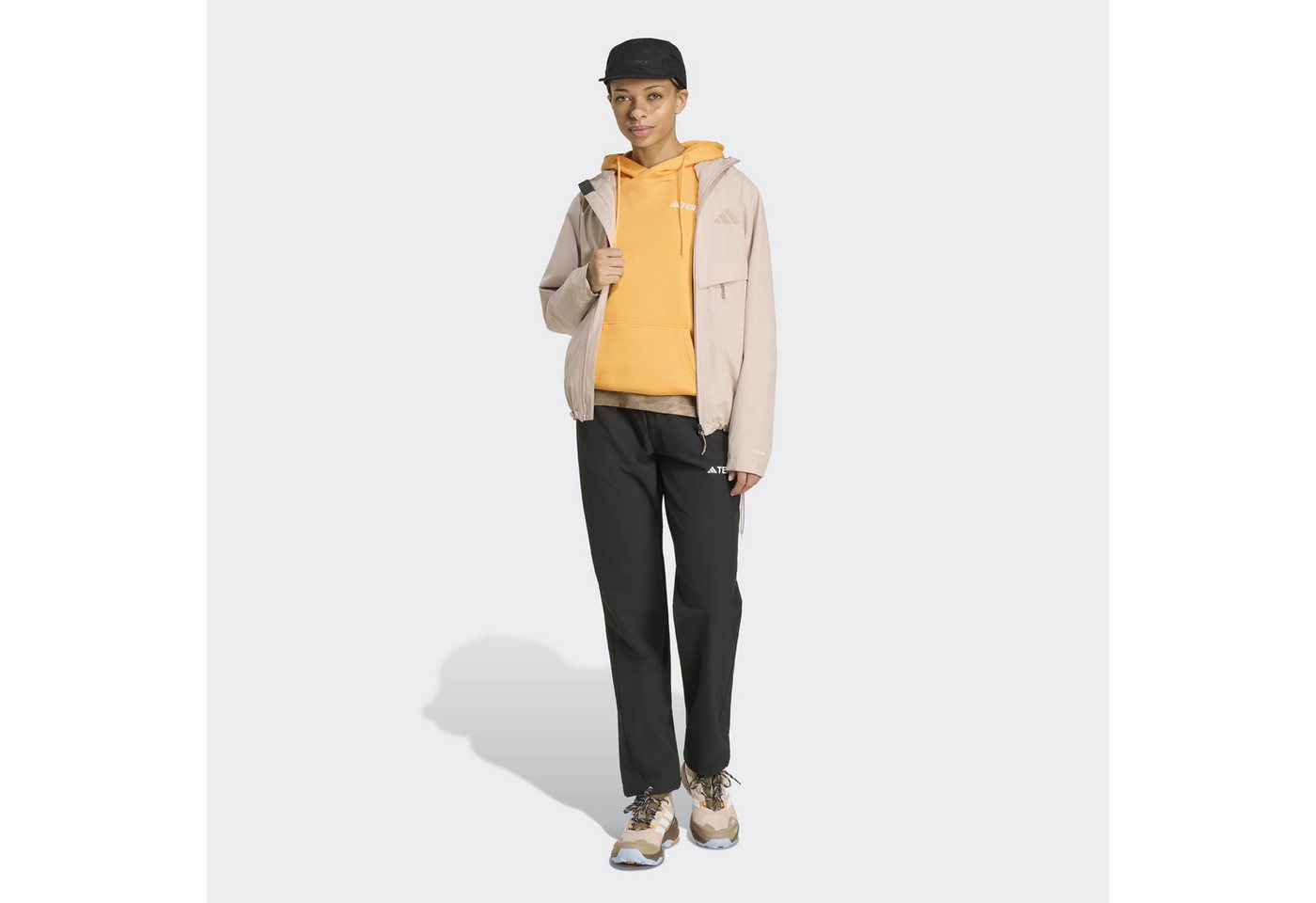 adidas TERREX Outdoorjacke MULTI 2 LAYER CLIMAPROOF für Erwachsene, mit sportlichem Stil, aus Polyester Bild 4