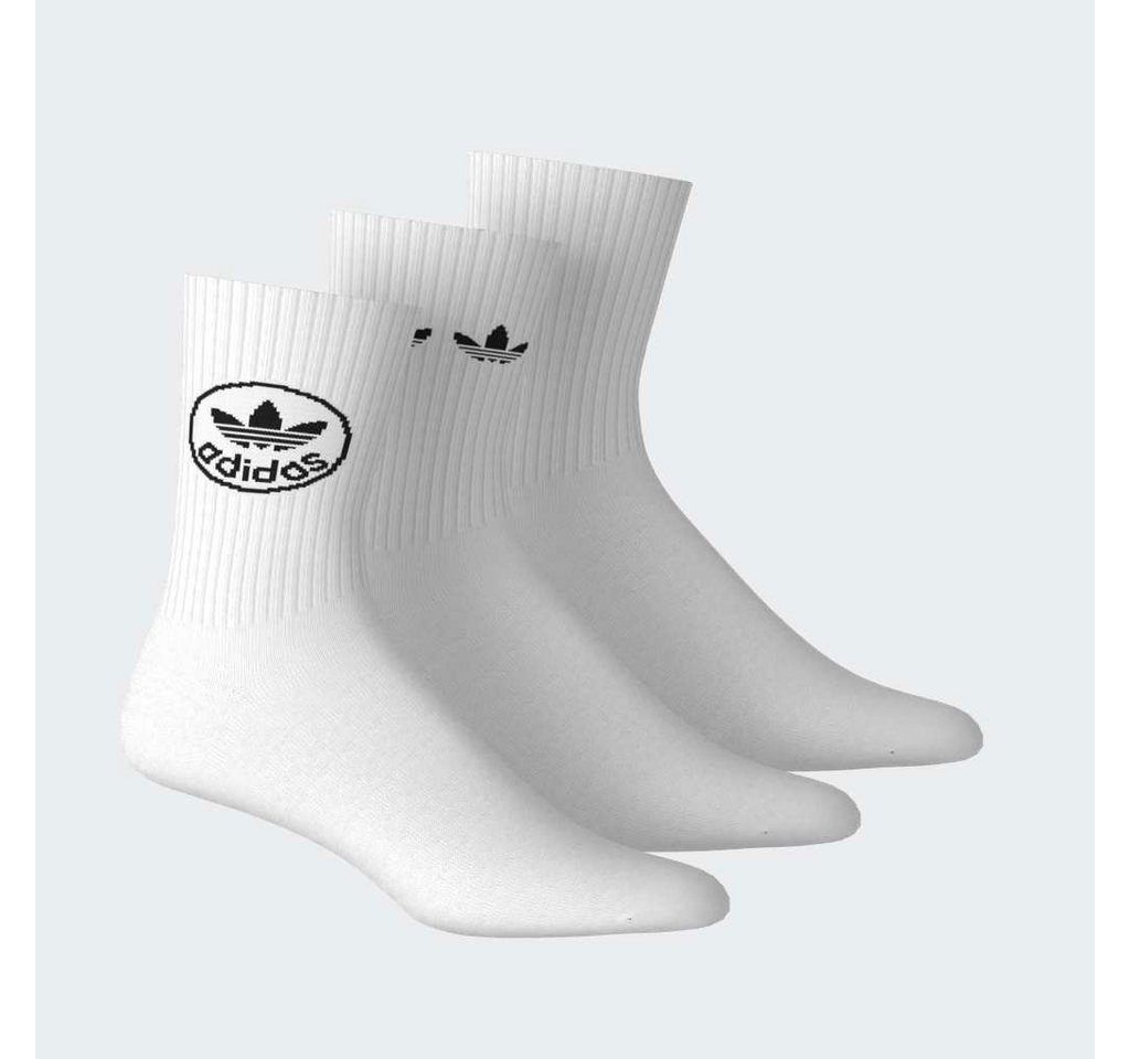 adidas Originals Sportsocken TREFOIL CREW 3P (3-Paar) für Erwachsene, im 3er-Set, neutraler Schnitt Bild 2