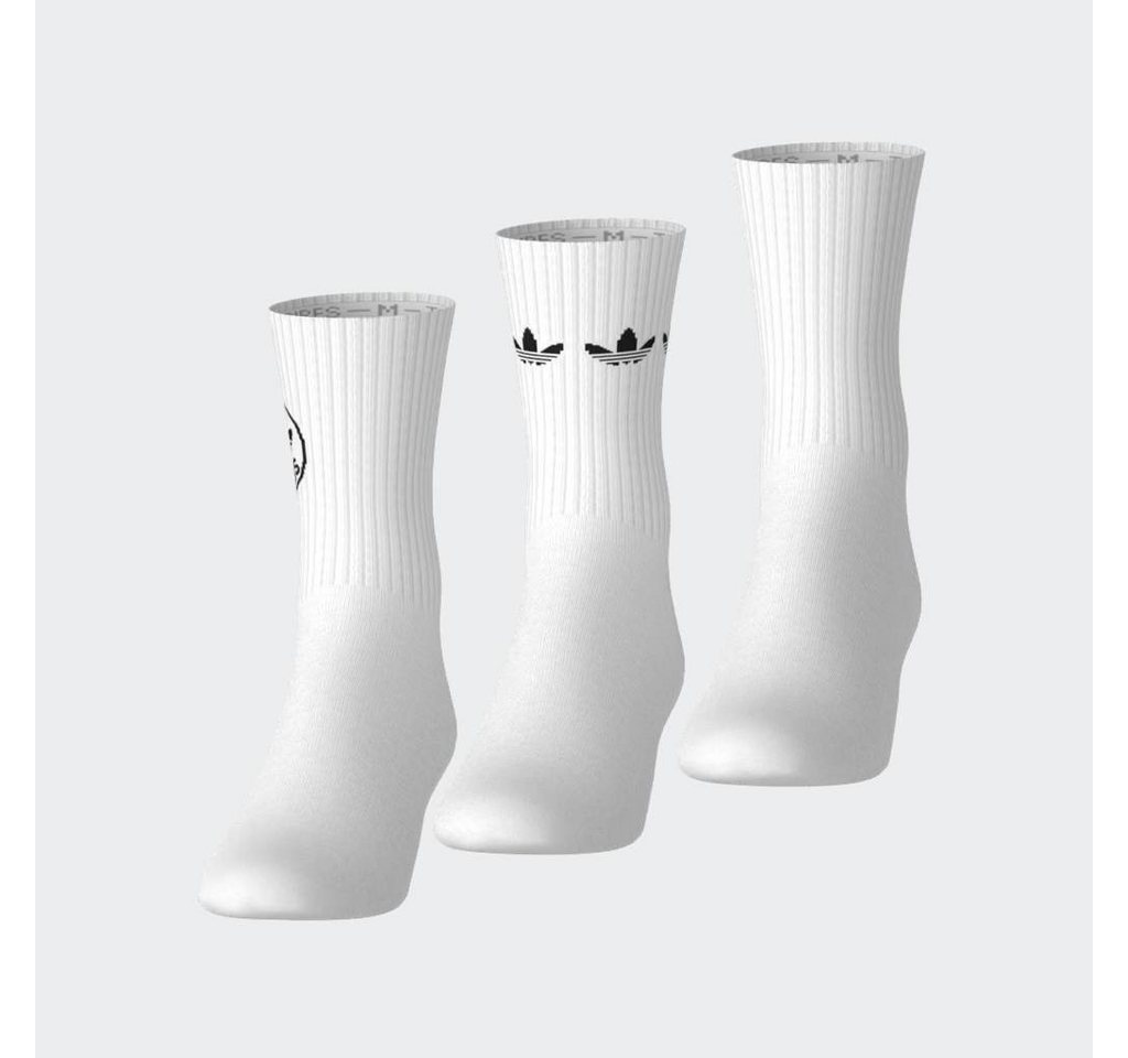 adidas Originals Sportsocken TREFOIL CREW 3P (3-Paar) für Erwachsene, im 3er-Set, neutraler Schnitt Bild 3