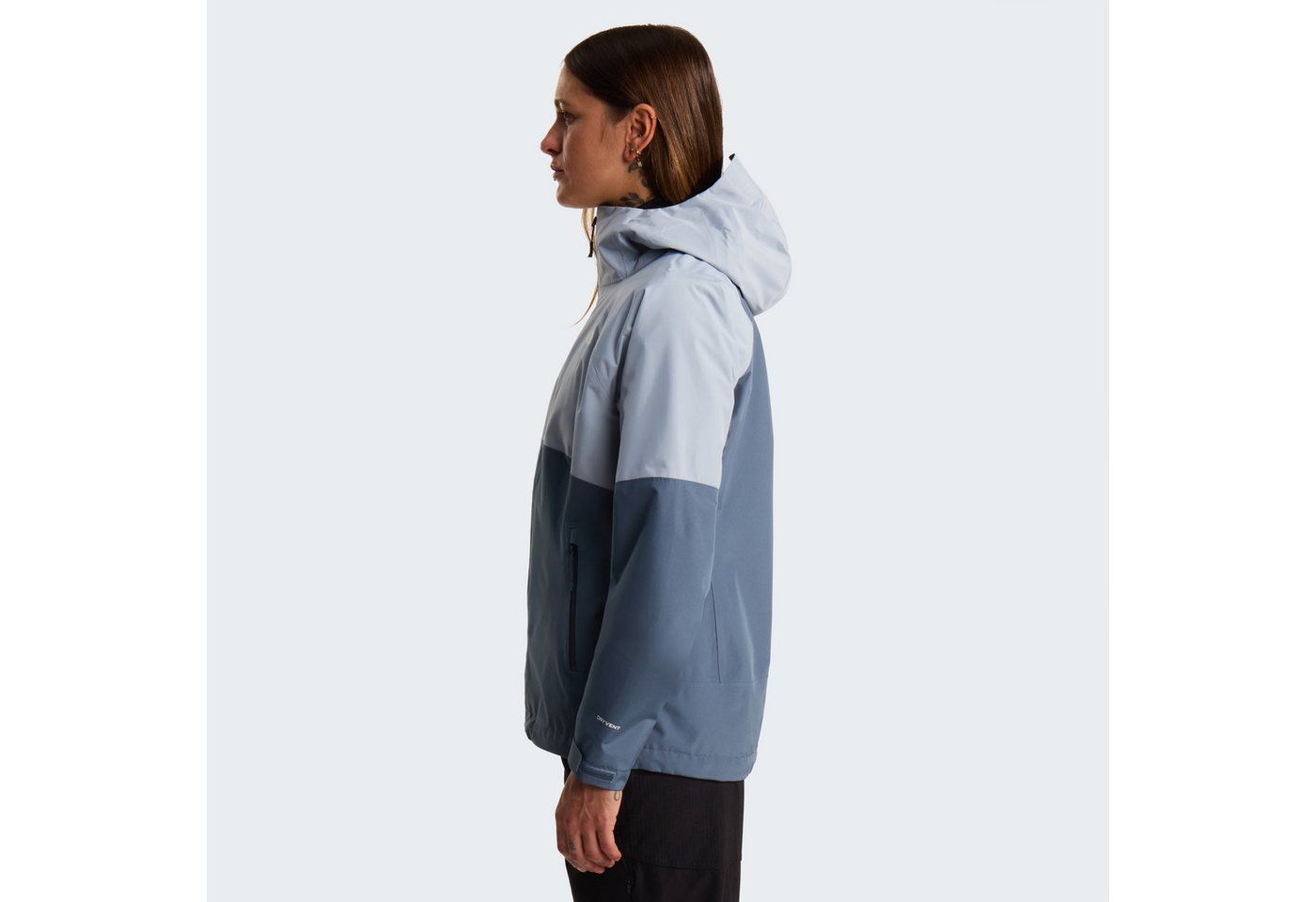 The North Face Outdoorjacke W DIABLO DYNAMIC ZIP-IN JACKET für Erwachsene, wasserabweisend und wasserdicht