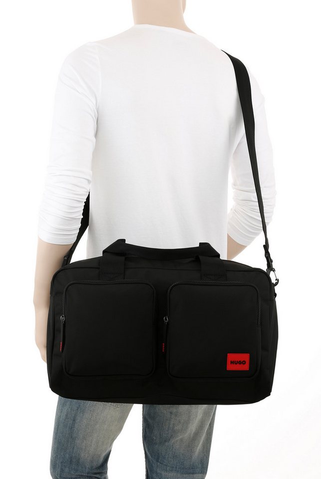 HUGO Weekender Ethon 3.0, Herren Reisetasche, Sporttasche, Travelling Bag mit zwei Vordertaschen Bild 2