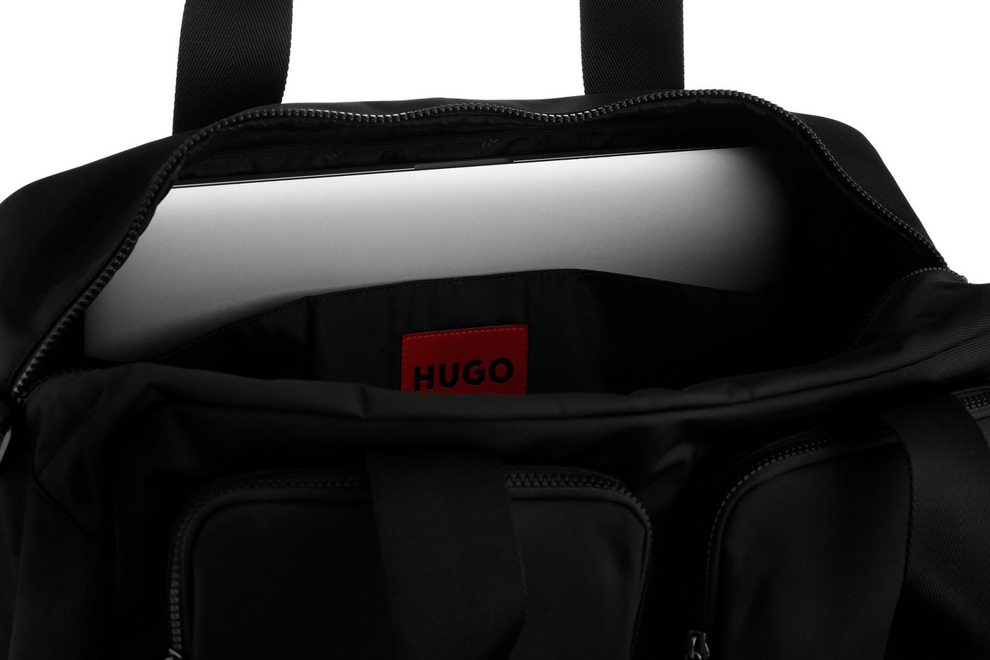 HUGO Weekender Ethon 3.0, Herren Reisetasche, Sporttasche, Travelling Bag mit zwei Vordertaschen Bild 3