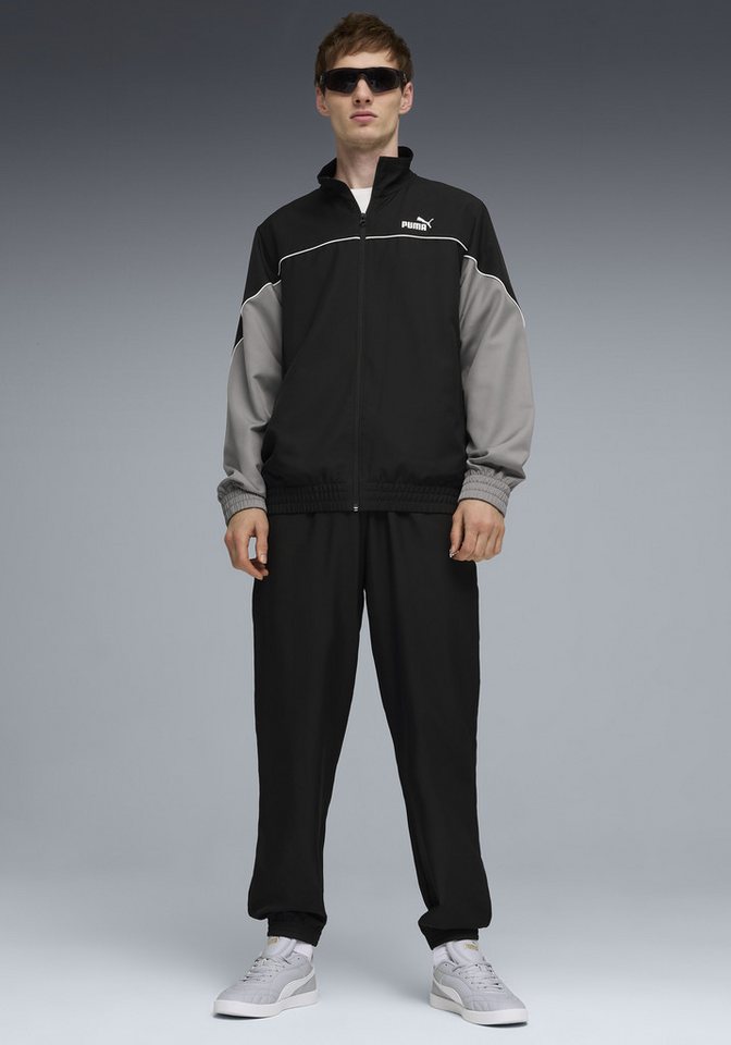 PUMA Jogginganzug WOVEN COLORBLOCK SUIT (2-tlg), Jacke mit hohem Kragen und elastischen Bündchen, Hose mit Kordelzug Bild 3